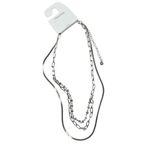 Maurices Silver Layered Necklace